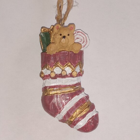 ๐ฏ 10 for $12 / Small Vintage Stocking Christmas Tree Ornament - Picture 9 of 10